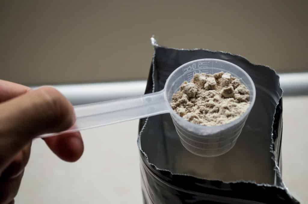 Proteinpulver som etter renseprosess er whey 80 eller whey 100