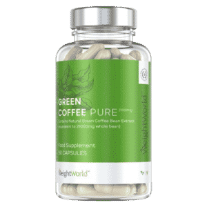 Green Coffee Pure er en slankepille i vår test som inneholder grønn te
