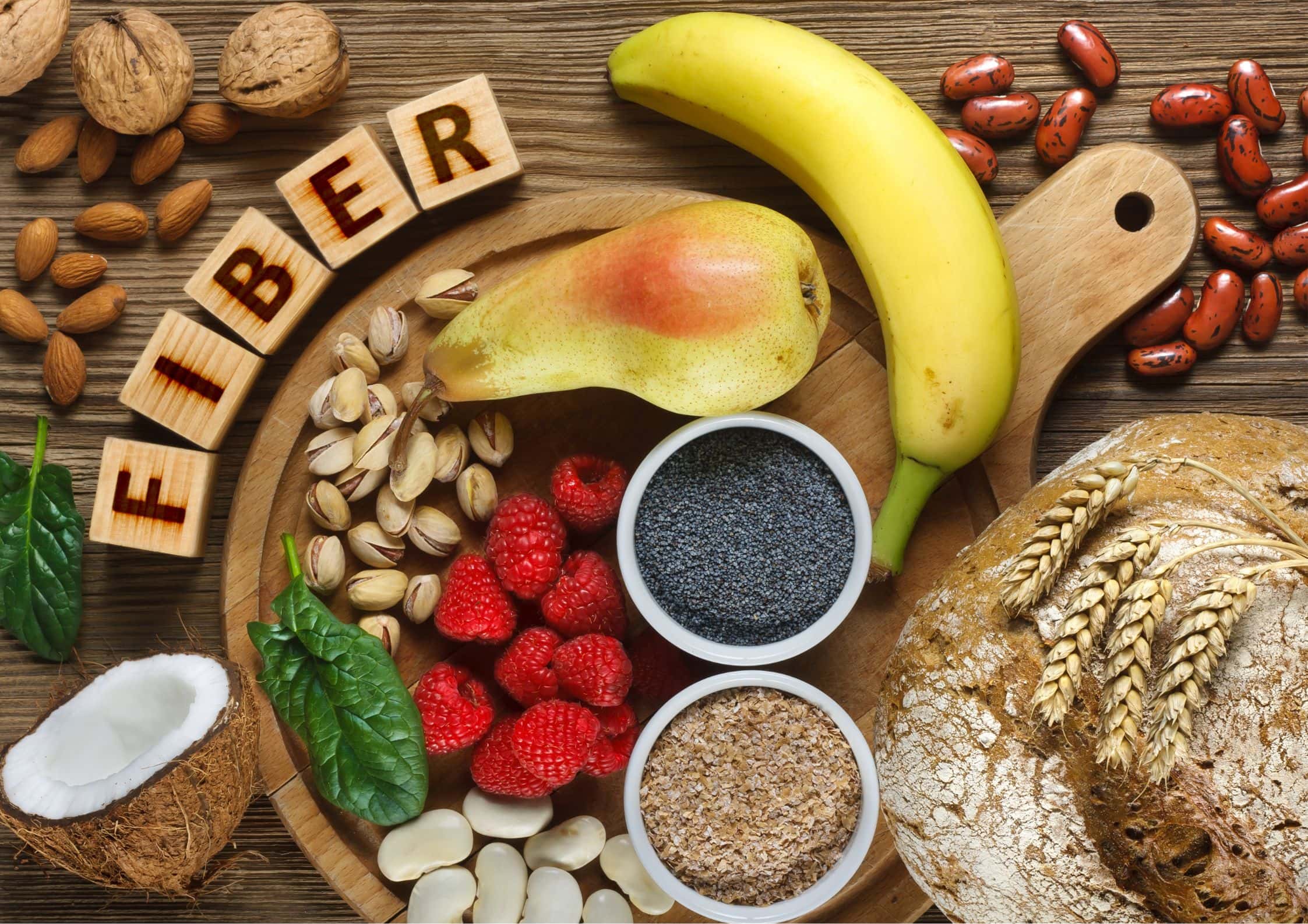 Mat med mye fiber: De gode valgene