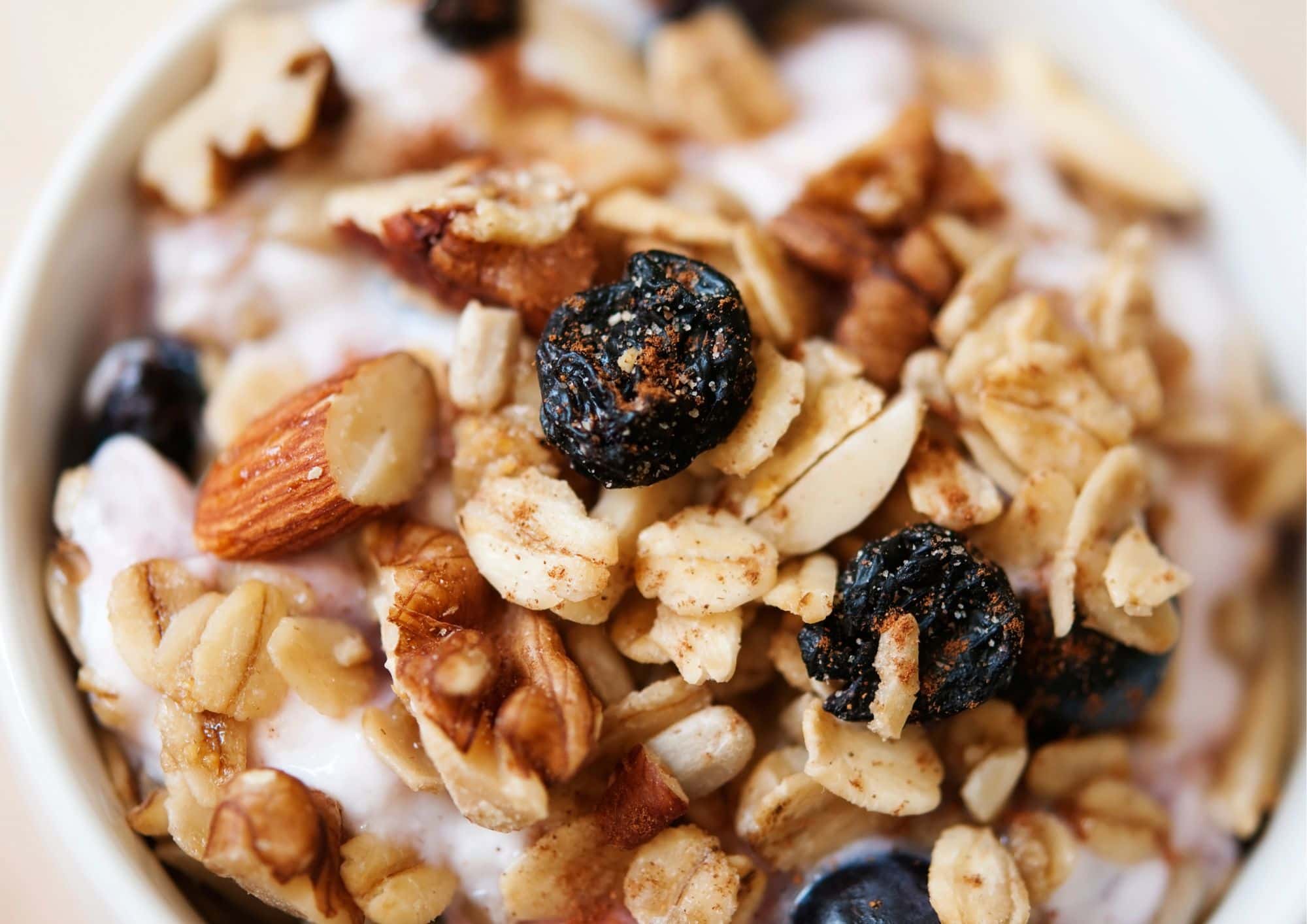 Mat med mye kalorier: Granola