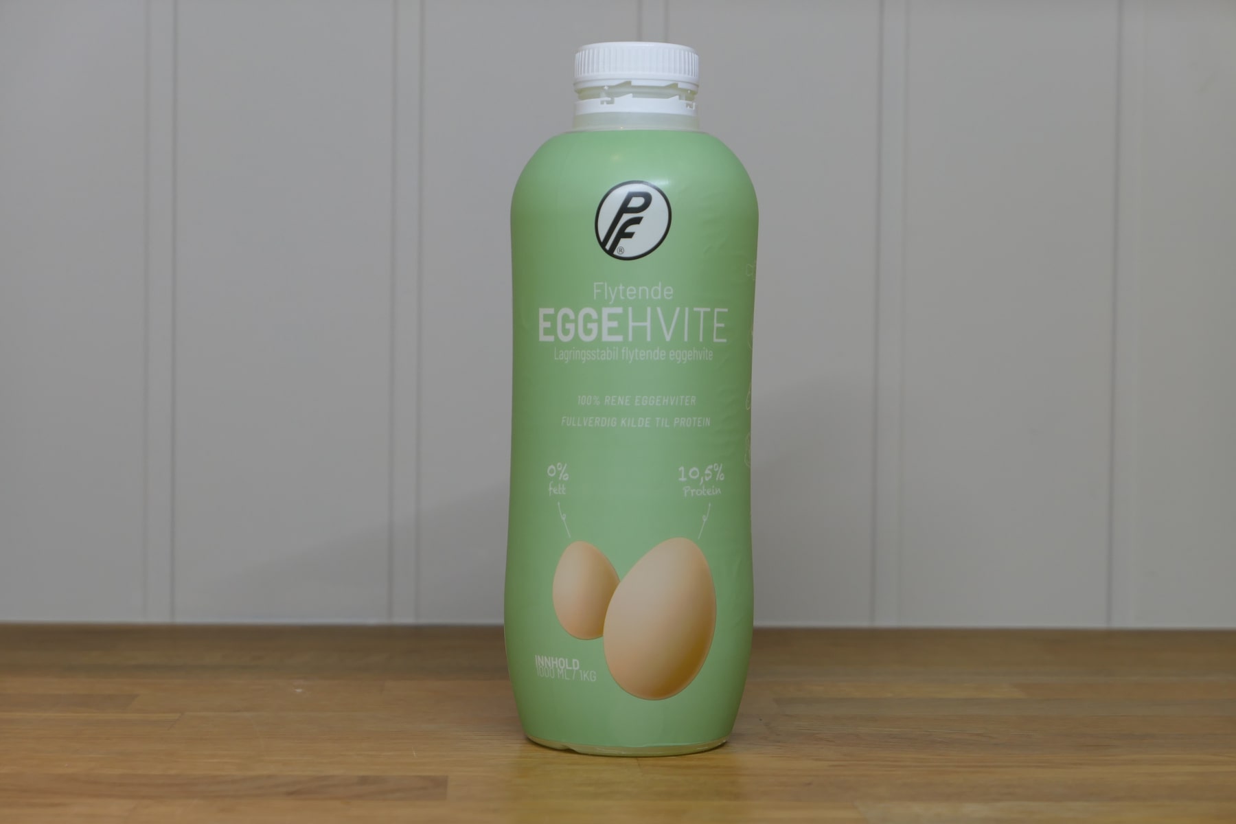 flytende eggehvite beholder