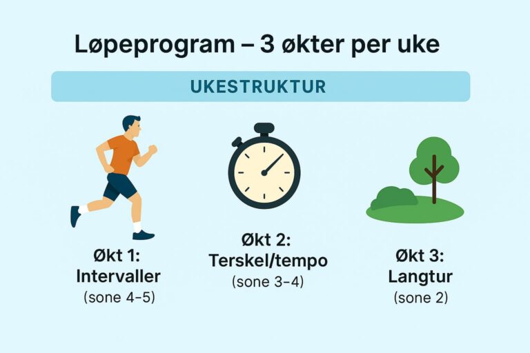 Løpeprogram 5km under 30 minutter