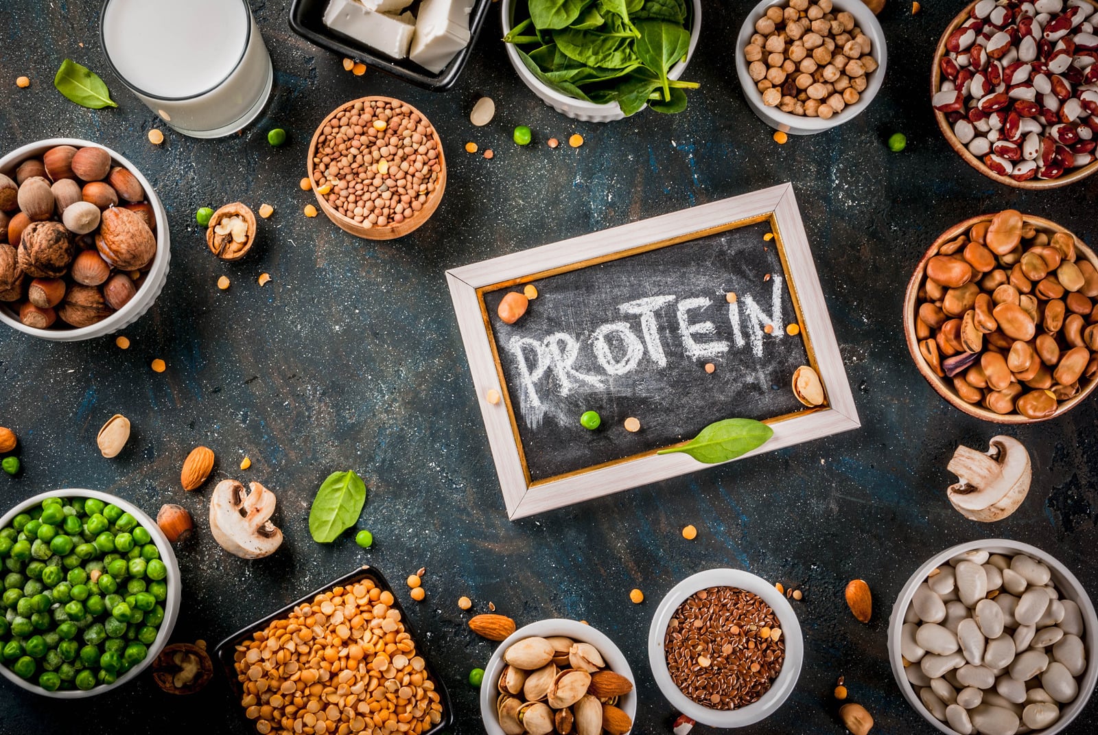 Veganske proteinkilder